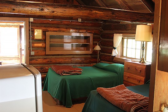 Flicker Inn cabin bed