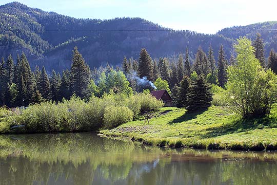 Saddleback cabin by Turks Pond