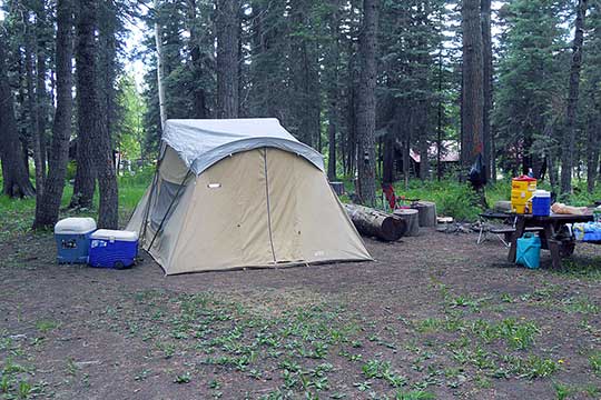 Camping and tent sites Pagosa Springs