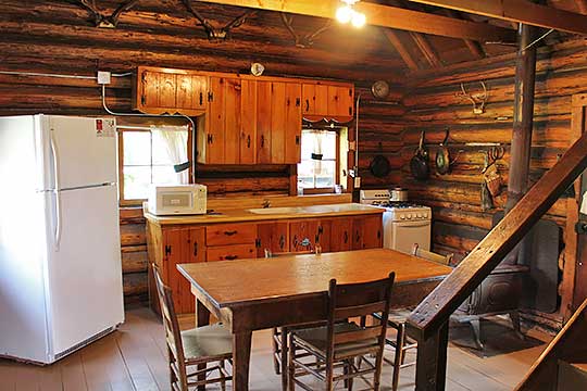 Columbine cabin kitchen