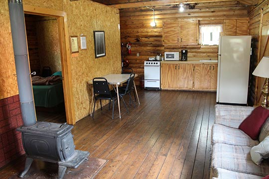 Steller's Perch cabin interior